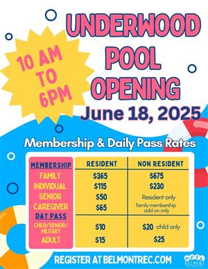Underwood Pool opening